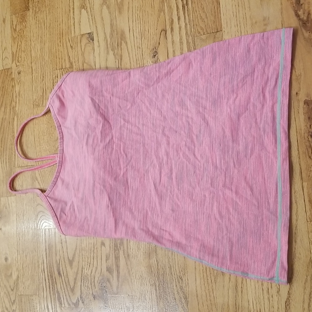 (8) lululemon athletica Tank Top Heathered Activewear Racerback Athletic Comfort